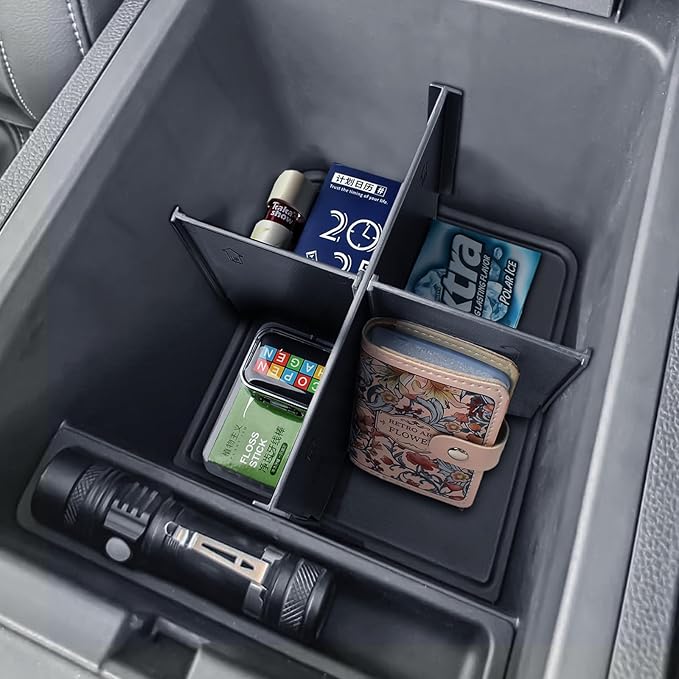 RUNROAD Dashboard Storage Organizer Tray Compatible with 2026 Honda Passport Accessories, Center Console Organizer For 2026 Passport Armrest Storage Tray
