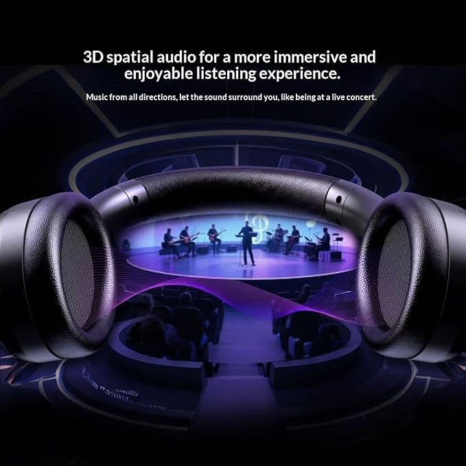 Noise Cancelling Headphones,Wireless Bluetooth 5.4 Over-Ear Headphones,ANC Active Noise Canceling, Long Battery Life, and a Foldable Design Make it Suitable for Travel, Sports, and Gaming. (2pcs)