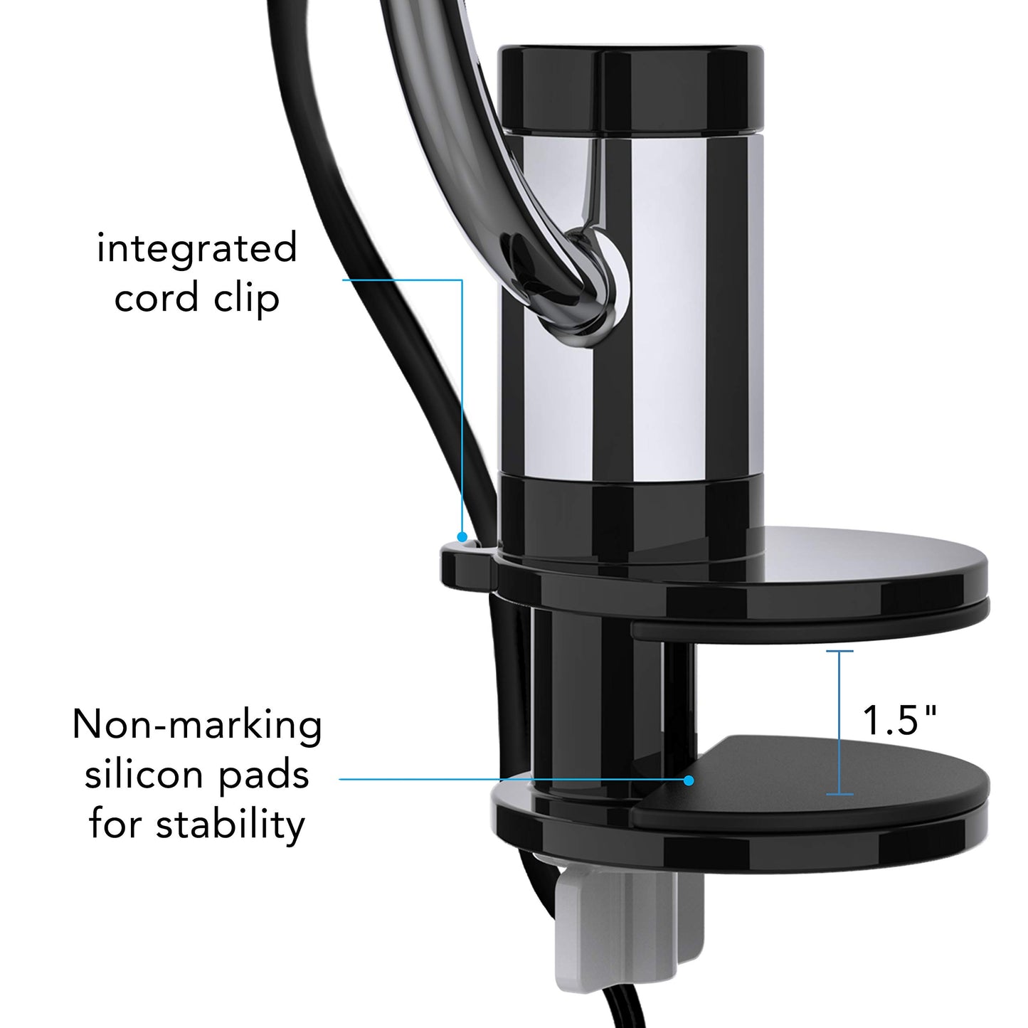 Vornado Pivot Clip Personal Air Circulator, 3-Speed, Portable Desk Fan with Multi-Surface Clip, 360-Degree Adjustable Axis, 9 in Tall, 4 in Diameter, Whisper Quiet, Black