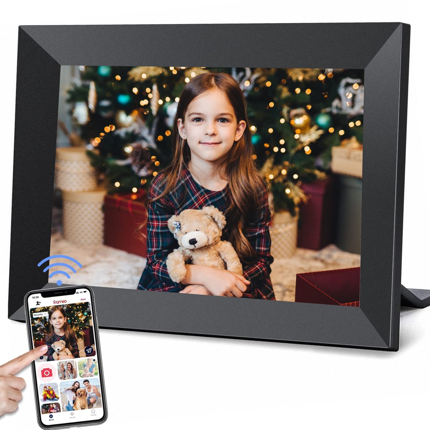 32GB FRAMEO 10.1 Inch Smart WiFi Digital Photo Frame