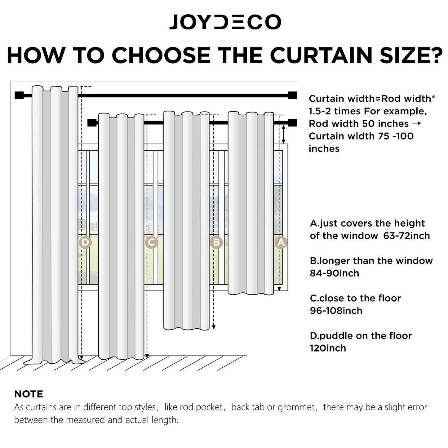 Joydeco Blackout Curtains for Bedroom - 100% Light Blocking 2 Panels Light Grey Drapes 37" W x 84" L, Thermal Insulated Room Darkening Curtains, Linen Textured for Living Room, Rod Pocket & Back Tabs