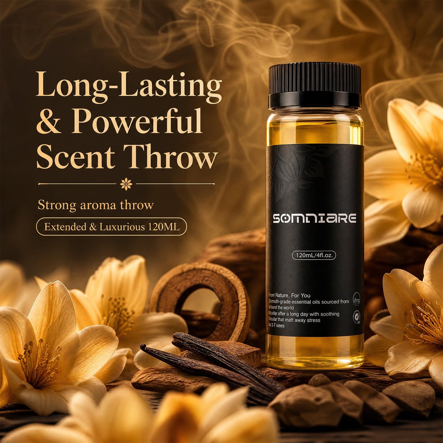 Essential Oils, Fragrance Diffuser Oil, Scent with White Tea, Lily of the Valley, Lemon for Home/Office/Hotel, Compatible with Waterless & Cold Air Diffusers