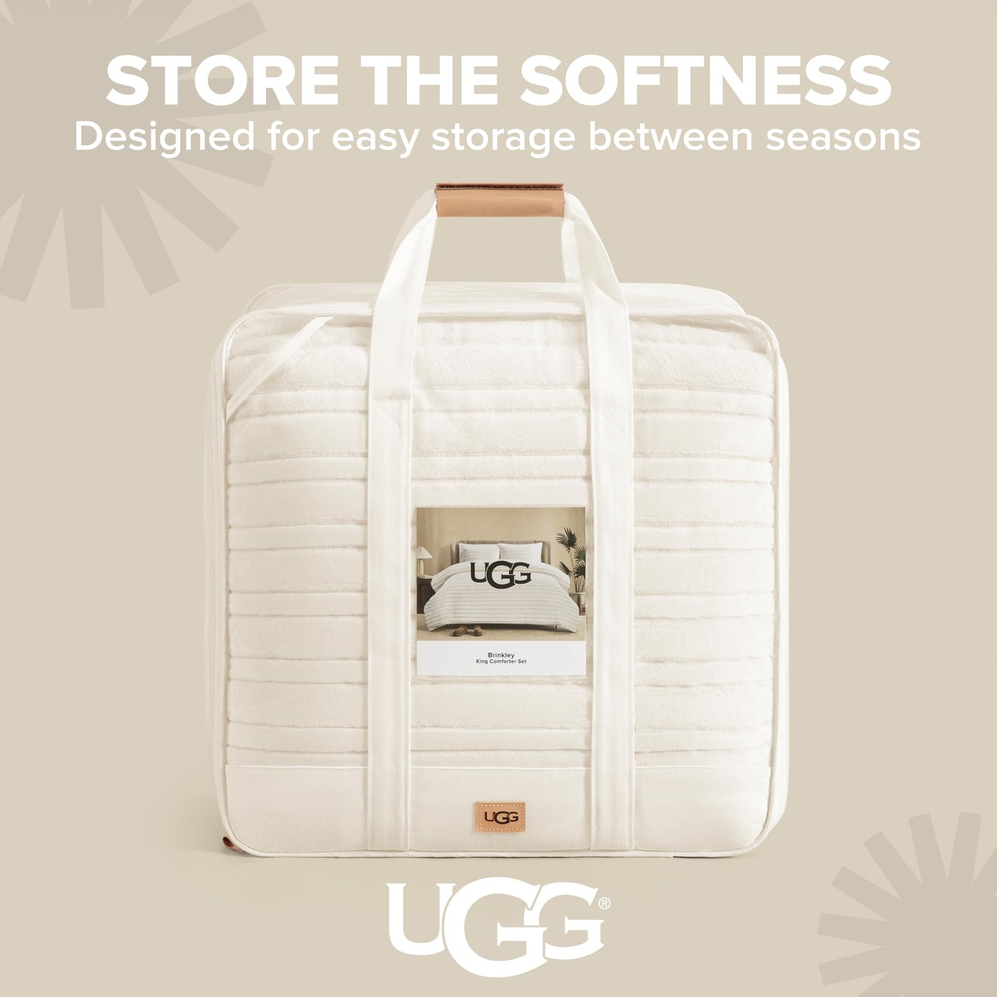 UGG Brinkley Full/Queen Comforter Set,Off White