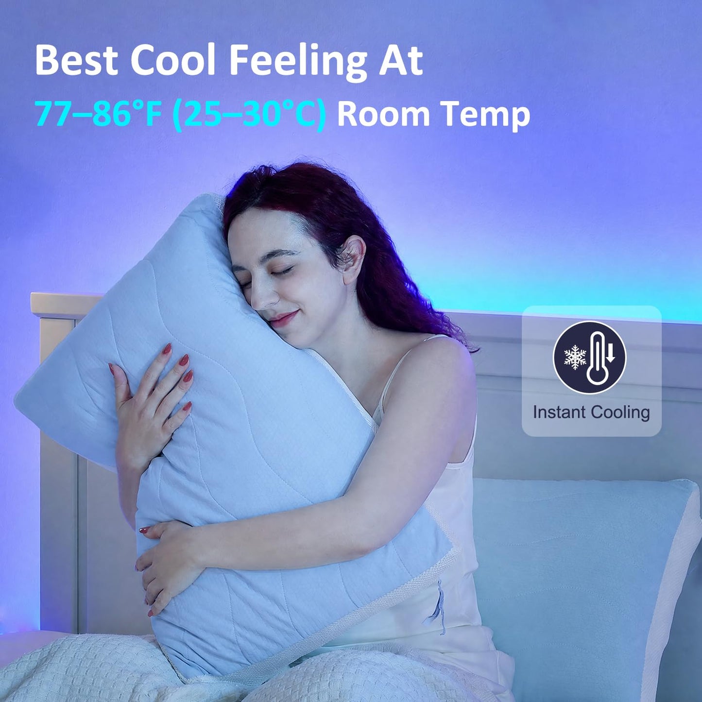 ANT-HOME Adjustable Firm Pillow for Side Sleepers,Standard Size Adjust Cooling Bed Pillows for Back,Stomach,Hot Sleepers,Luxury Pillows for Sleeping Set of 1