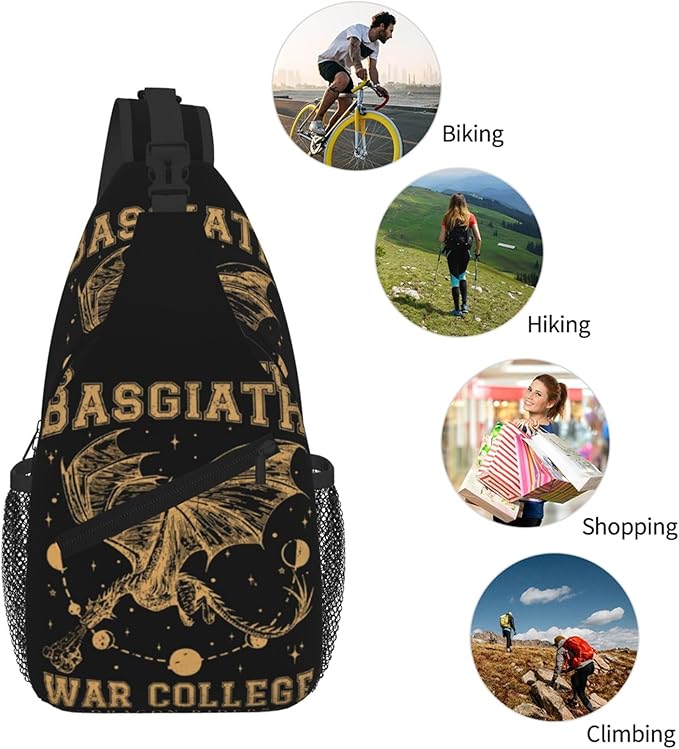 The Thirteen Crossbody Bag Throne Of Glass Trendy Sling Bag Bakpack Casual Chest Bags Daypack For Hiking Walking Travel Running(1)