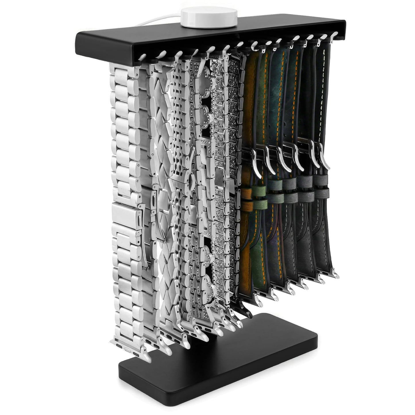 3 in 1 Watch Band Holder Organizer for Apple Watch,Smart Strap Silicon Rack,Groove Display for Apple Watch, Iwatch Band