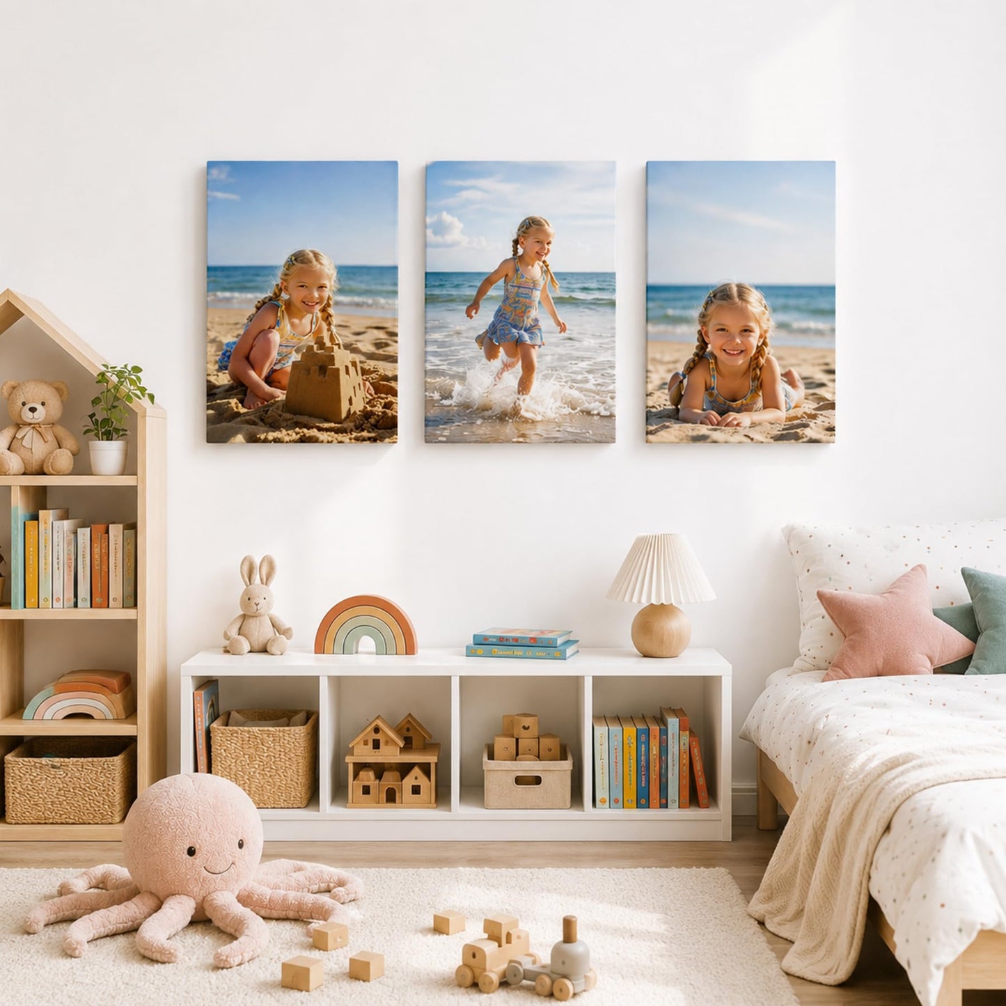 Personalized Custom Canvas Prints 8x10 inch, Photo On Canvas Transform Your Photos into Stunning Framed Wall Art-Digitally Printed Photo To Canvas - Ideal for Home Decor, Gifts & Keepsakes