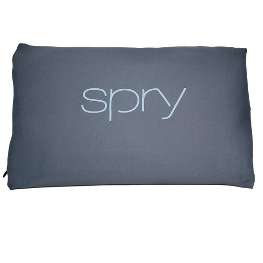 Spry Recovery Pillow Supportive Contouring Pillow with Adaptive Flo-Form Technology Great for Neck and Back Pain (Light Grey)