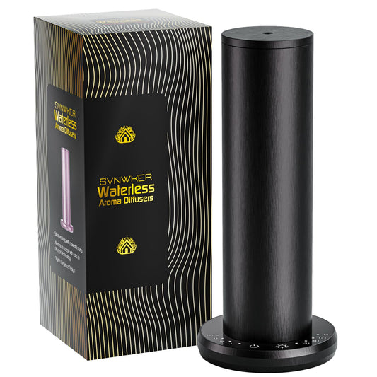 Waterless Essential Oil Diffuser,Aromatherapy Diffusers,Scent Diffusers for Home,Large Room, Hotel Scent Diffuser, 1000sq.ft, Aroma Diffusers (Black)