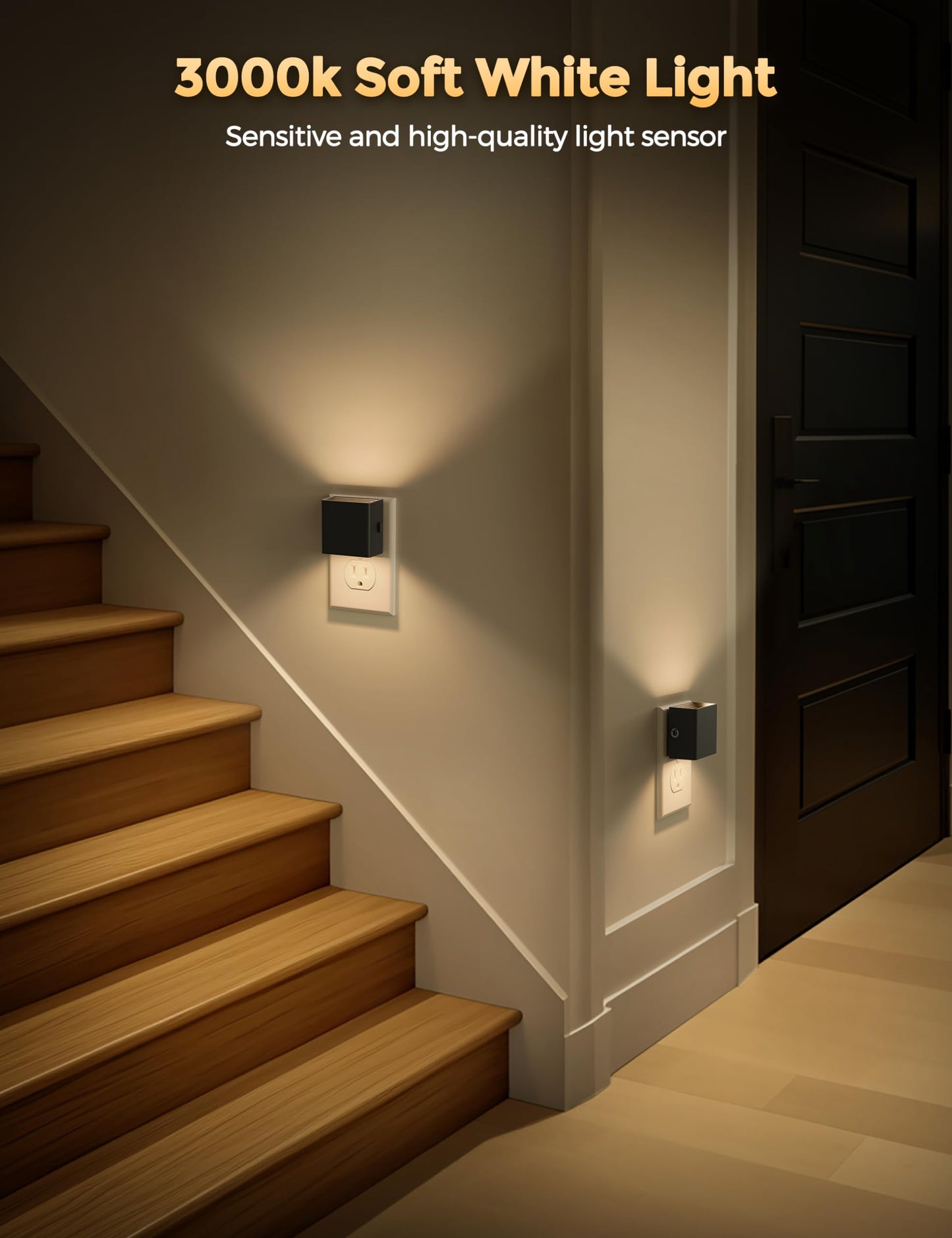 DORESshop Night Lights Plug Into Wall, LED Night Light, Plug in Night Light, Dusk-to-Dawn