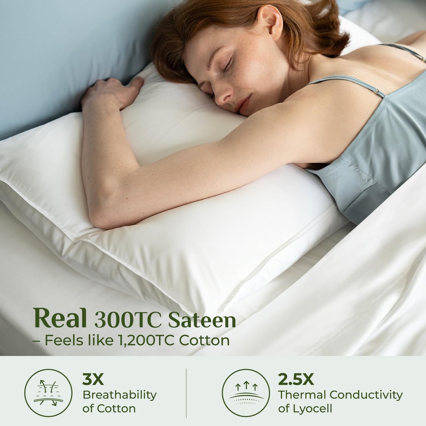 BEDELITE Bamboo Viscose Sheets - 100% Organically Grown, 18" Deep Pocket King Size Sheet Set, All Round Elastic & Corner Straps, Luxury Silky Soft Cooling Sheets for Hot Sleepers, 4 Pieces, White