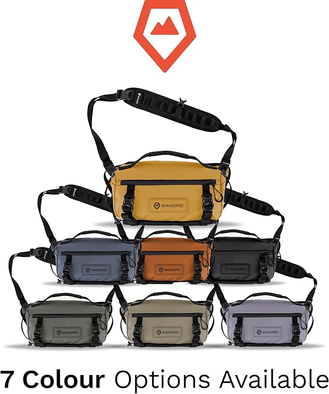 WANDRD ROGUE V1 3L Sling: Compact Camera Sling and Crossbody Bag with Fast Access, 3-Way Carry– Lightweight Everyday Bag Great for Travel, Photography, and Daily Use (Dallol Yellow)