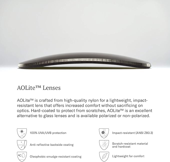American Optical Saratoga Sunglasses | AOLite Nylon Lenses | Polarized and Non-Polarized Available