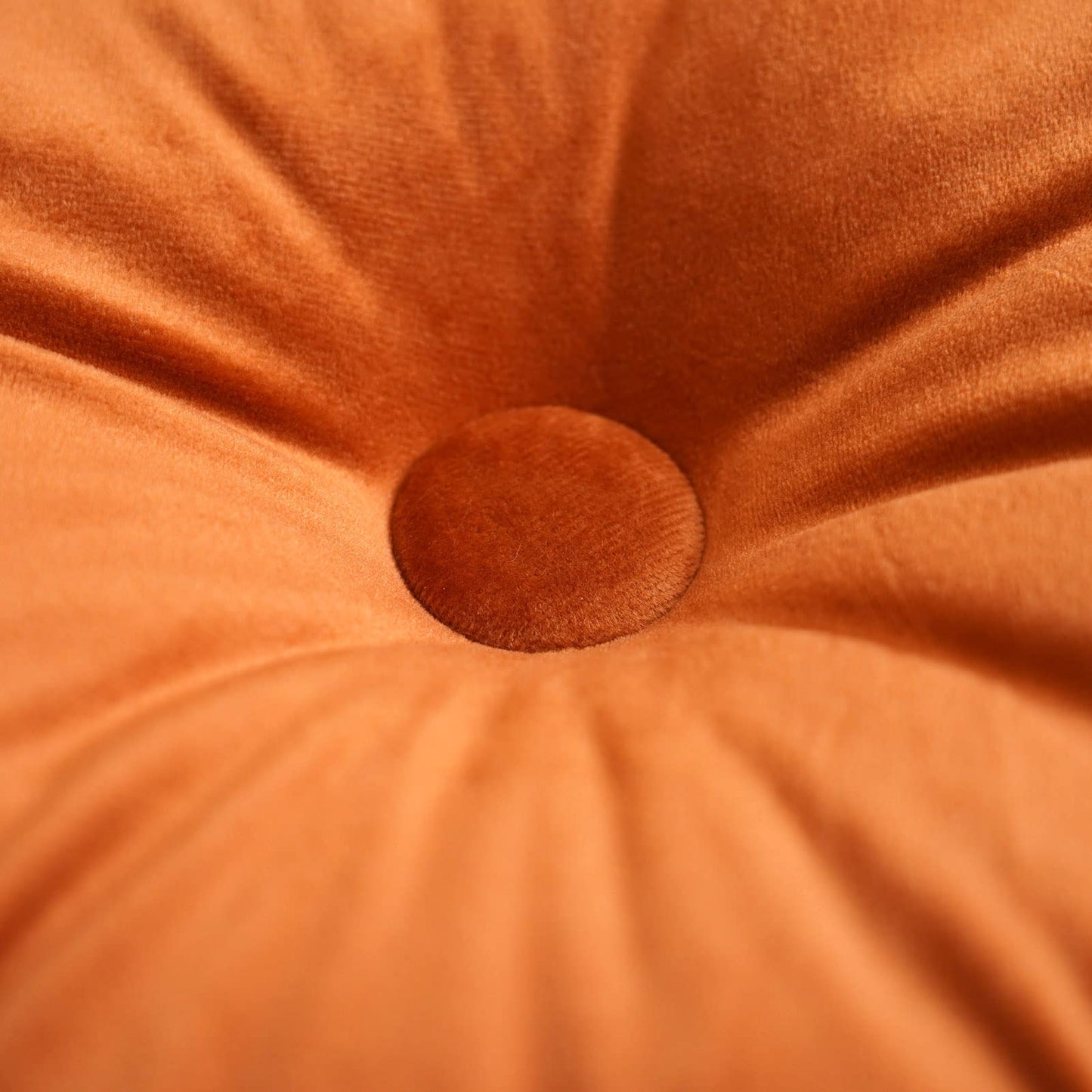 ARTMAGIC Flower Shaped Velvet Decorative Throw Pillow Cushion Ultra Soft Cute Daisy Boho Pillow Floor for Couch Bed Sofa Gift (Burnt Orange)