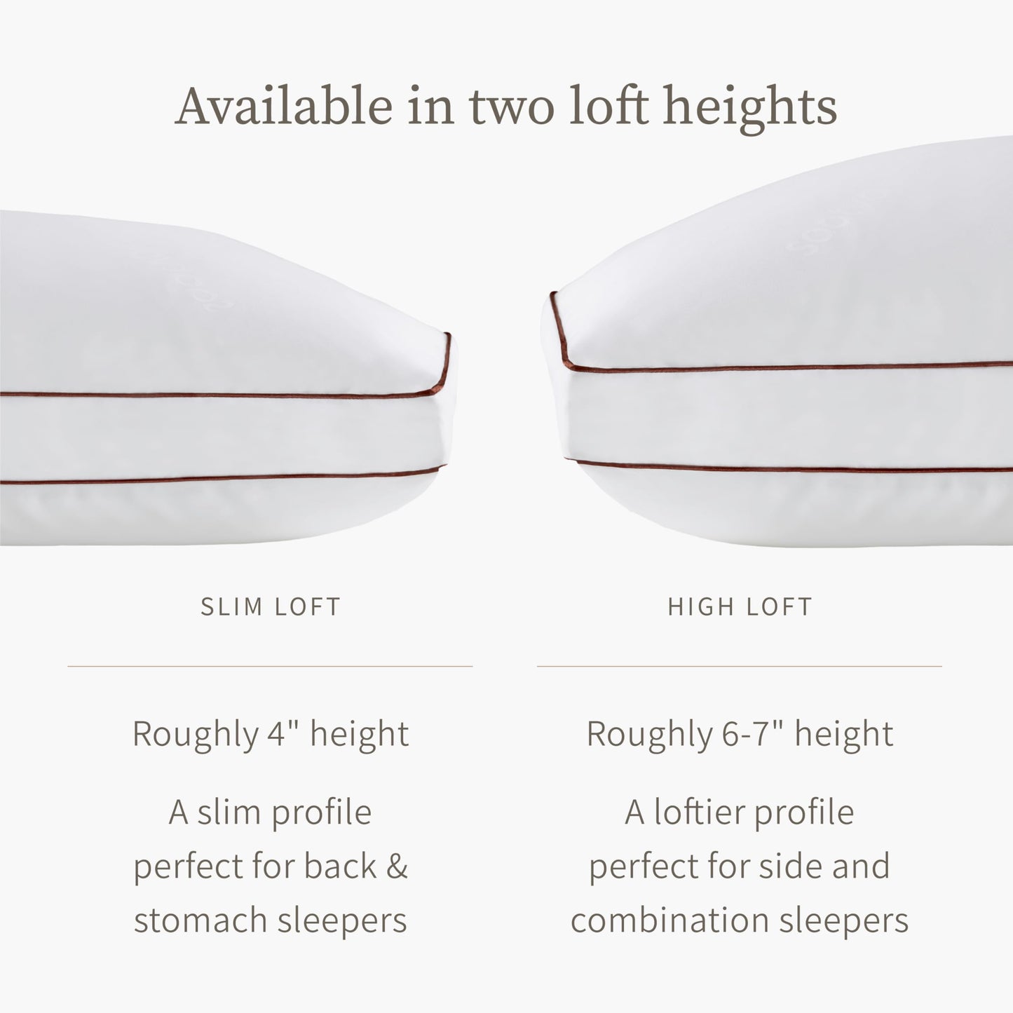 Saatva Latex Pillow - Standard Loft (4” - 5”) - Hypoallergenic Pillow with Shredded Latex Core - Breathable - Machine Washable Organic Cotton Cover - Queen (28"x18") 1 Pack