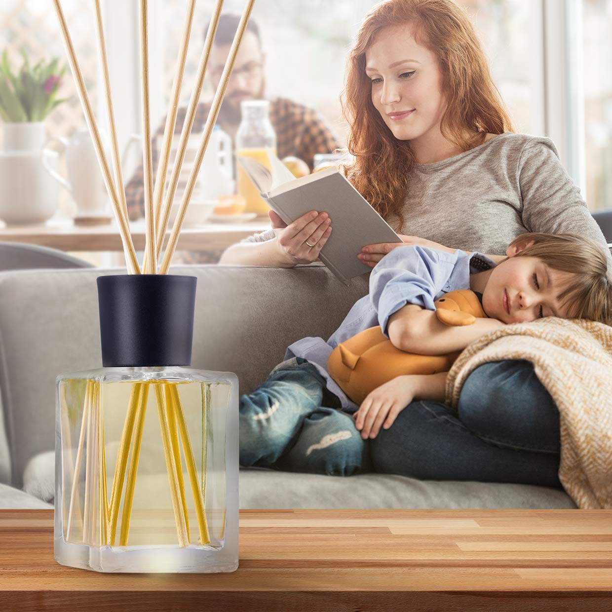 Reed Diffuser Replacement Bamboo Sticks 50pcs - 25cm - 3-5mm for Room Fragrance Oil Diffuser - Room Aromas