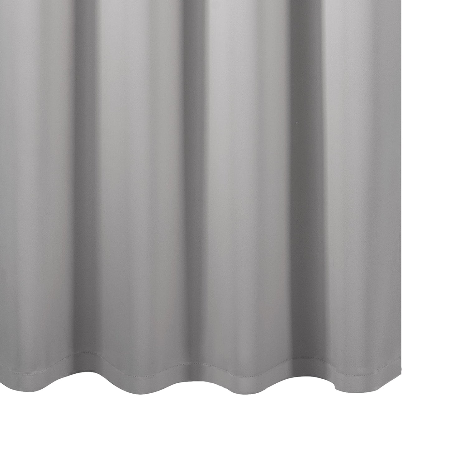 LEMOMO 100% Blackout Curtains 52 x 84 Inch/Light Grey Curtains 2 Panels with Black Lining Room Darkening Thermal Insulated Bedroom Curtains