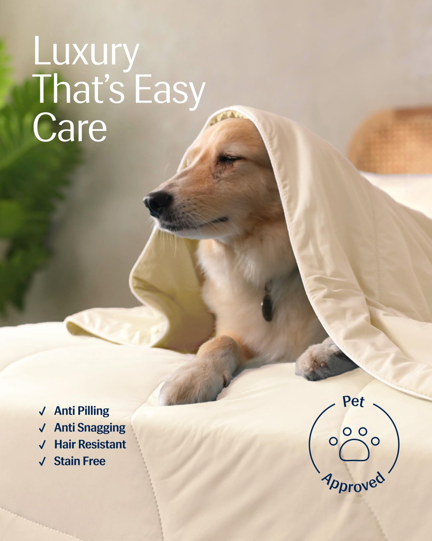 REST® Evercool® Cooling Comforter, King/Cali King, Blanket for Hot Sleepers, All Season Bedding to Keep Cool for Night Sweats, Breathable Lightweight Blanket, 106x90 Inches, Snow Ivory
