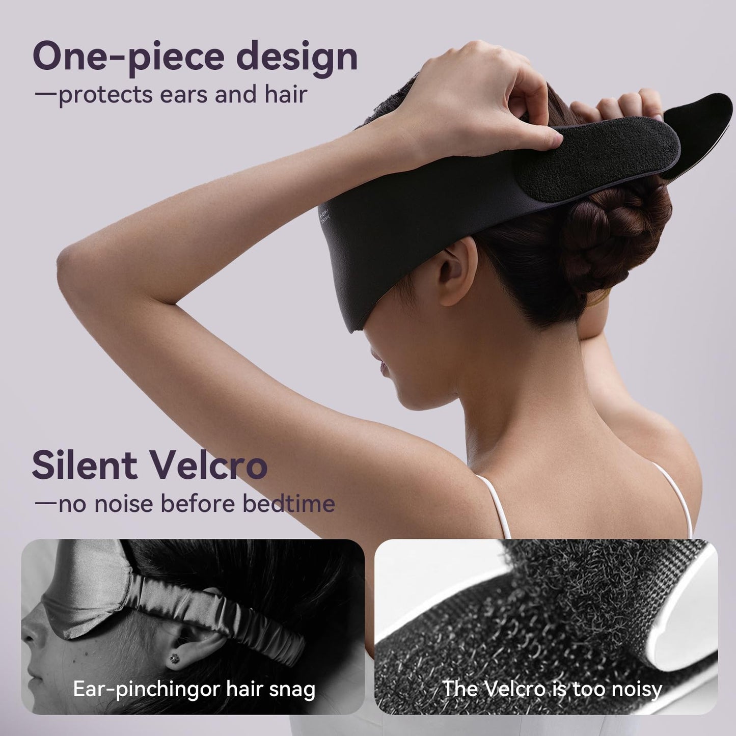 EVERY THINK Sleep Mask for Men Women - Eye Masks for Sleep, 100% Blackout Eye Covers for Sleeping, Eye Mask for Lash Extensions, 3D Zero Eye Pressure Travel Eye Mask Blindfold for Side Sleeper