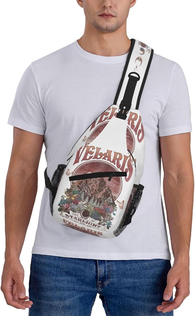 Velaris City Of Starlight Crossbody Bag Trendy Sling Bag Bakpack Casual Chest Bags Daypack For Hiking Walking Travel Running(4)