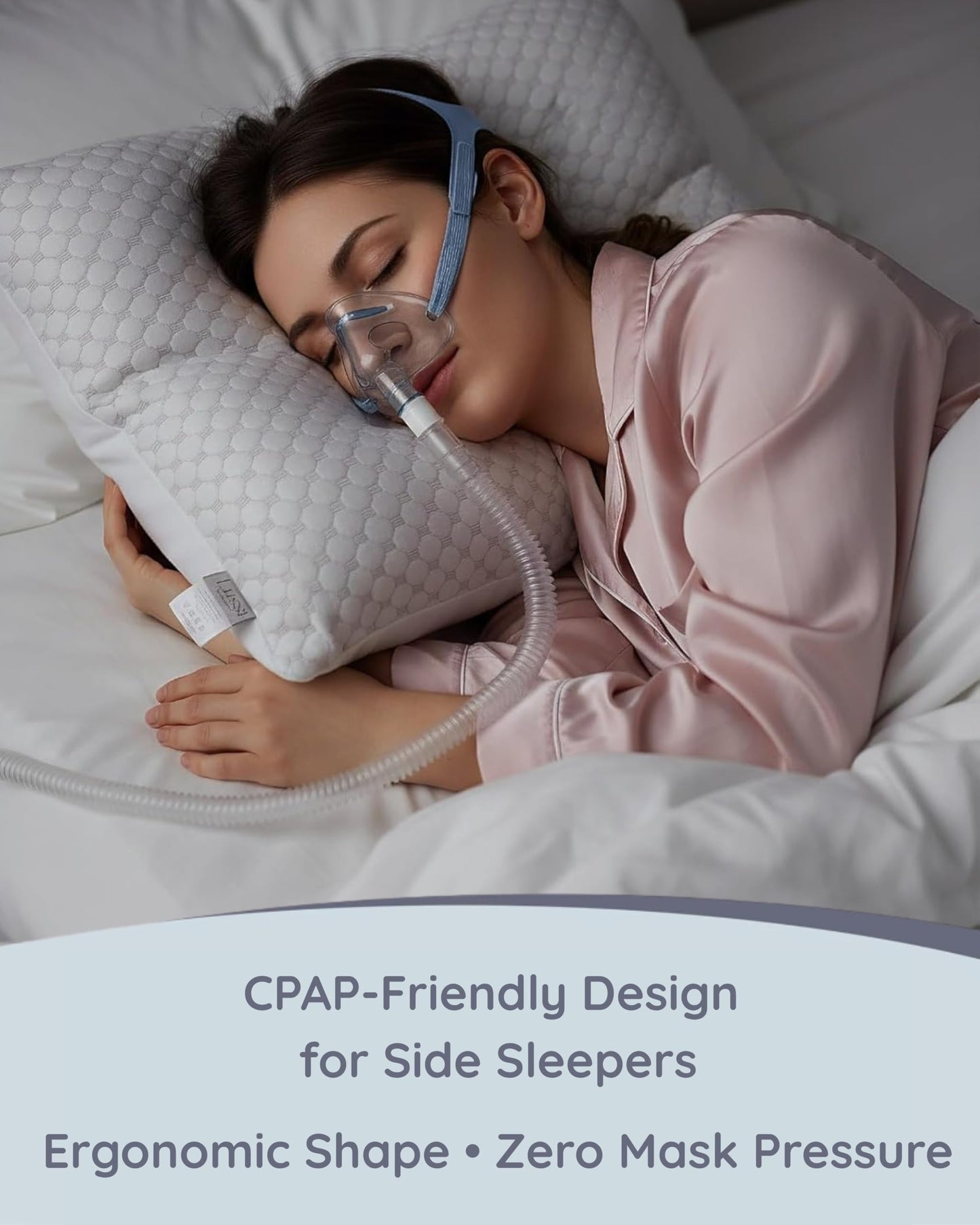 Lussi & Company Orthopedic Pillow - 20x26” Adjustable Cervical Neck Pillow for Sleeping, (Pack of 1) Ergonomic & Rectangular Memory Foam Pillow for Neck Support - Patent Pending