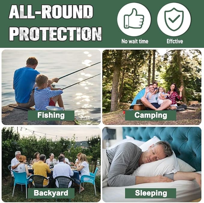 Mosquito Repellent Outdoor, Mosquito Repellent for Patio, Mosquito Repellent Indoors, Mosquito Control, Mosquito Barrier, Natural Mosquito Repellent, Mosquito Deterrent-2P