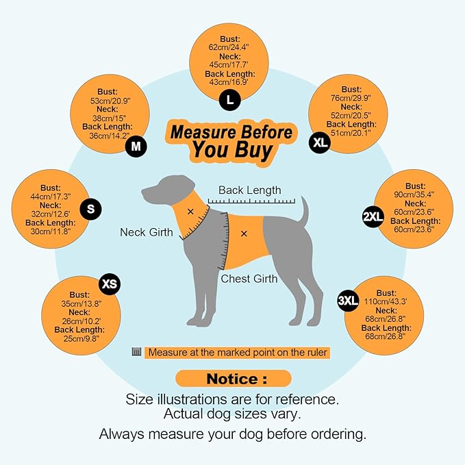 OUOBOB Warm Dog Jackets for Large Dogs, Waterproof Dog Coat with Harness Built in, Zipper Clousure, Fleece Lining for Cold Weather Outdoor Walks, Pet Snowsuit for Shiba Inu, French Bulldog - L