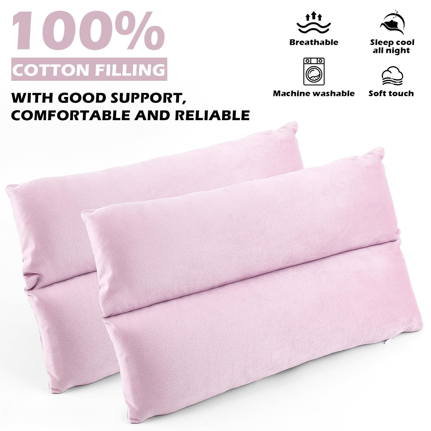 zzhxkjhky Arm Elevation Pillow Washable Cover Elevation Pillow for Swelling and Circulation Pain Relief for Arm Pain, Leg Injury and Shoulder Surgery (Pale Purple)