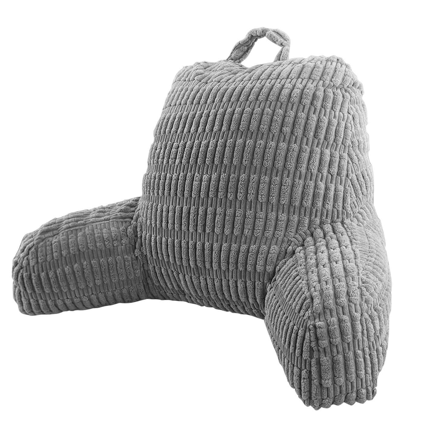 MIJIMO Reading Pillows for Sitting in Bed Adult, Back Rest Pillow for Sitting Up in Bed and Couch, Back Support Chair Pillow Support for Adult Backrest Pillows for Reading (Dark Grey)