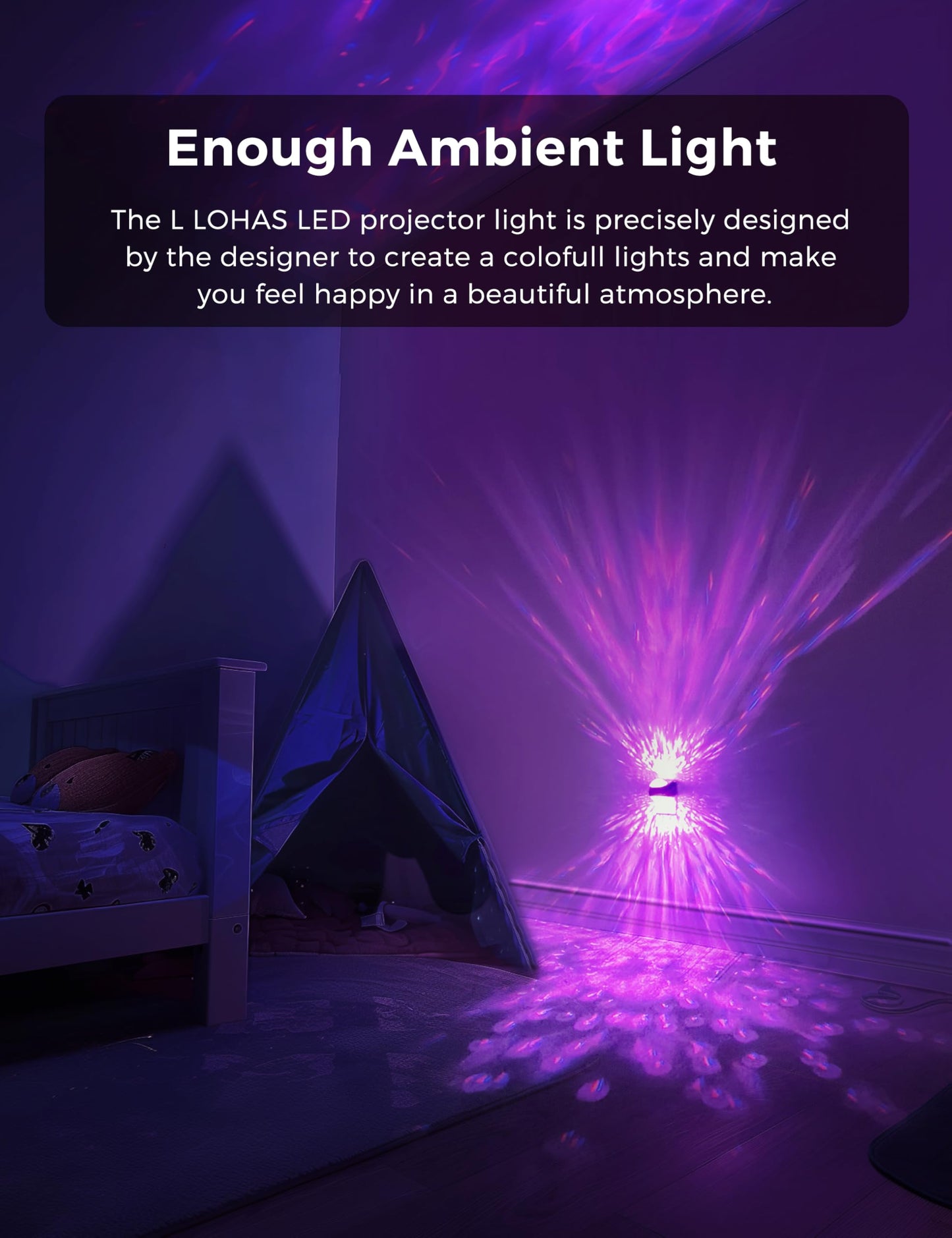 L LOHAS LED Multi-Color RGB Night Light,Dusk to Dawn Sensor