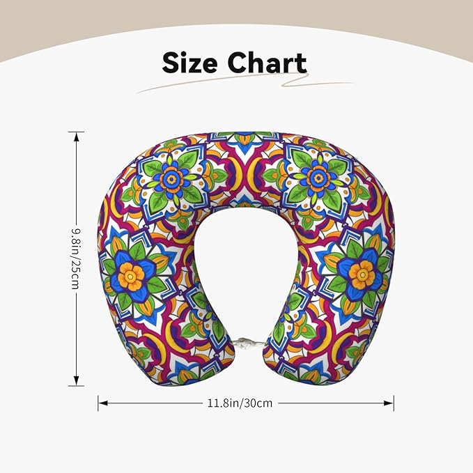 Comfortable Travel Pillow for Pain Relief Sleeping, Memory Foam Airplane Car Neck Pain Pillows Talavera, Funny Chin Head Support Cushion