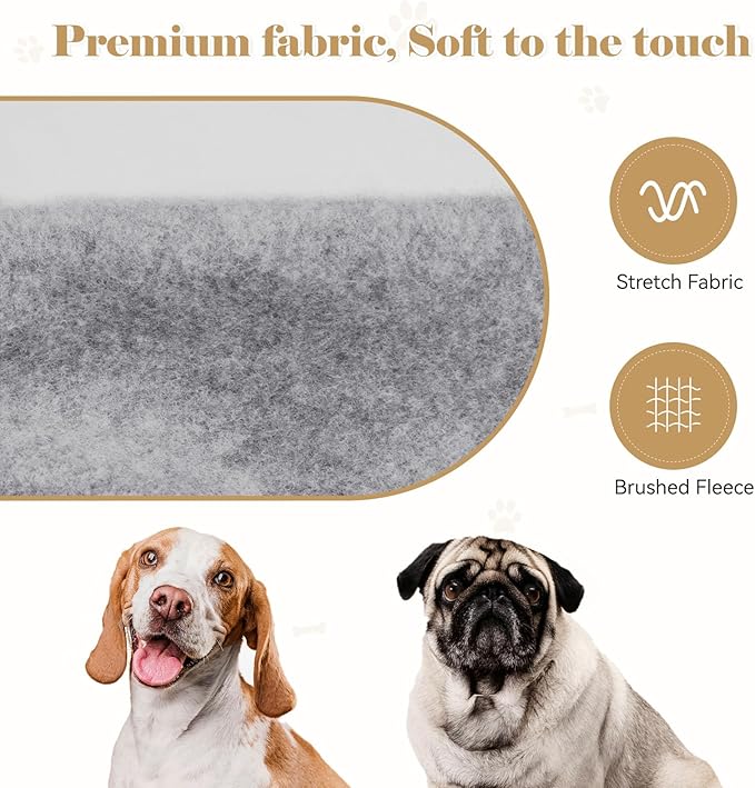 Dog Hoodie Dog Sweaters for Small Dogs Pet Sweater Solid Soft Brushed Fleece Pet Clothes Hoodie Sweatshirt with Pocket(Grey-XS)