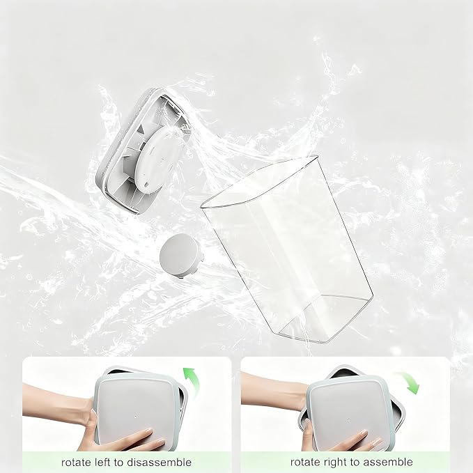 Cozey Daily Pop Food Storage Container Airtight Rice Containers with Pop Lid & 130ml Scoop, 4L / 4.2QT *2 BPA-Free Cereal, Flour, Pasta & Snack Container for Kitchen Pantry Organizer