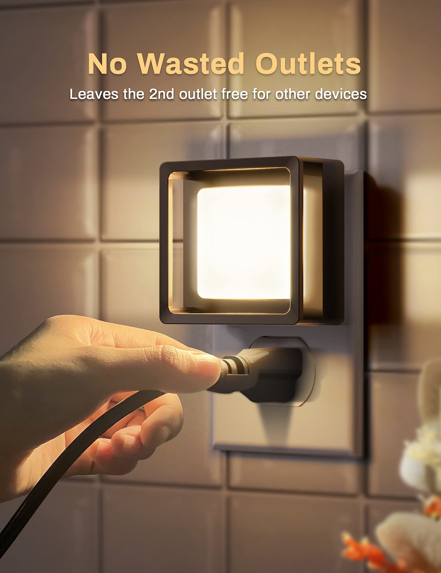 DORESshop Night Lights Plug Into Wall, LED Night Light, Plug in Night Light, Dusk-to-Dawn