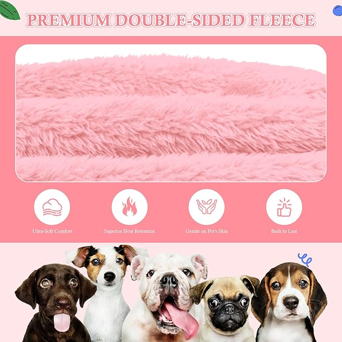 Dog Sweaters for Large Dogs,Dog Hoodie,Warm Fuzzy Fleece Sweatshirt with Hood & Pocket,Leash Hole,Cozy Cold Weather Pet Clothes Sweater Hoodie for Large Dogs(Pink,2XL)