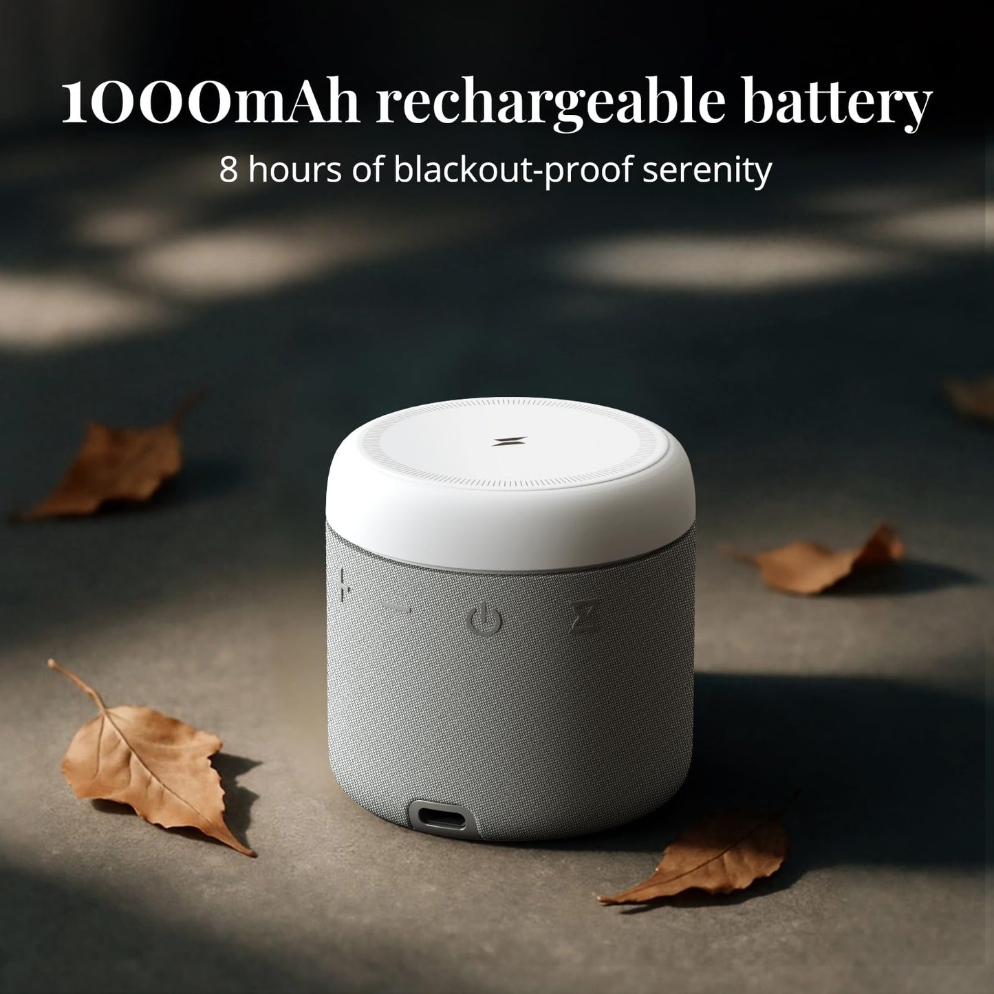 ANJANK White Noise Sound Machine with Wireless Charger Stand, 20 Soothing Sleep Sounds, 32-Levels Volume, Auto-Off Timer, Magnetic Charging for iPhone, White Noise Machine for Adults, Home, Travel