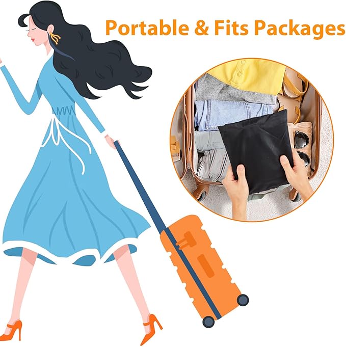 Airplane Footrest with No Feet Clashing Support Design, Portable Travel Foot Hammock, Memory Foam Plane Foot Rest to Relieve Feet Soreness - Long Flights Essentials