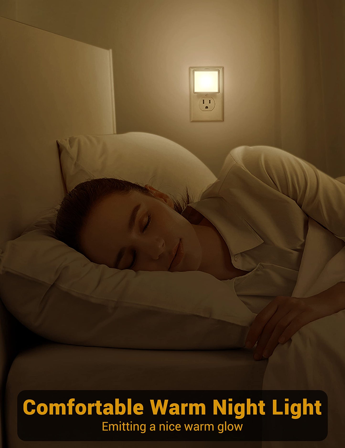 LED Night Light Dimmable Night Lights Plug into Wall