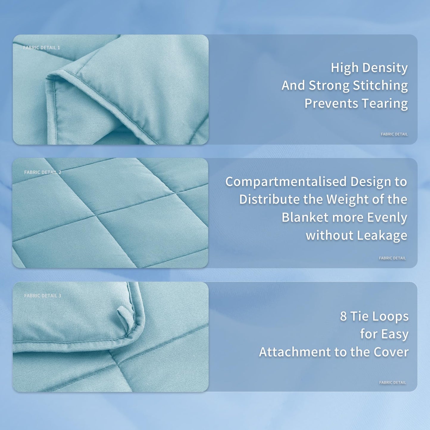 Topcee Weighted Blanket for Adults (20 lbs, 60" x 80") Queen Size Soft Cooling Heavy Blanket Sleeping, Apply to 190-210 lbs Body, Thick Breathable Blanket with Glass Bead, Easy Care