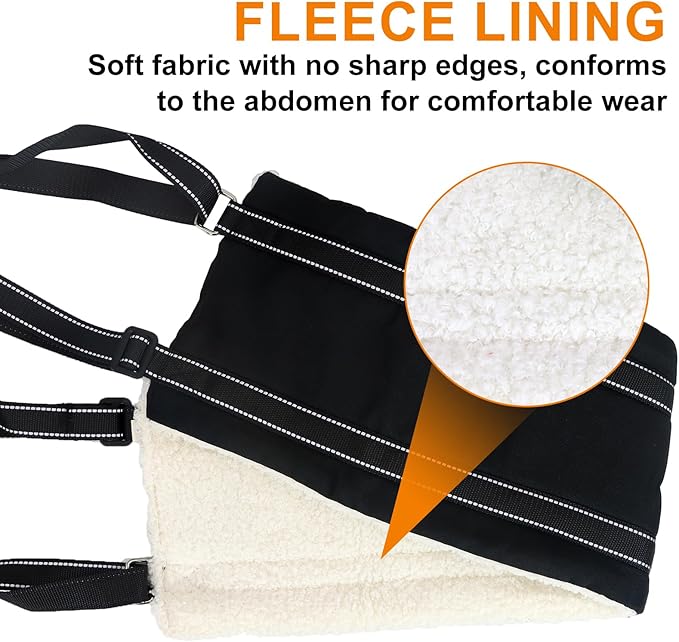 Adjustable Dog Lift Harness Dog Sling Portable Dog Sling for Back Legs Dog Lift Harness for Large Dogs Soft Lift Support and Rehab Harness for Senior,Injured,Disabled Dogs After ACL Surgery (L)