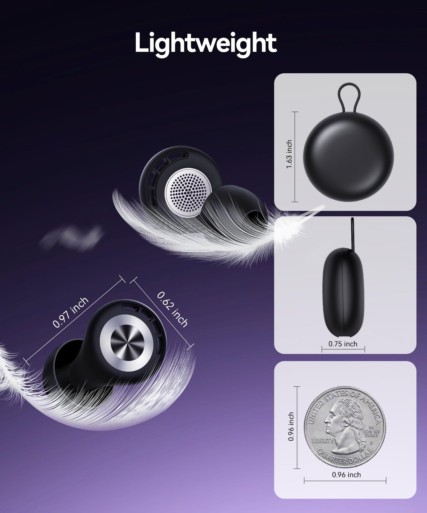 Ear Plugs for Sleeping 50dB Earplugs Noise Cancelling Ear Plugs for Noise Reduction Concerts Soft Reusable Silicone Earplugs for Snoring Side Sleepers Shooting Airplanes with 7 Eartips Case