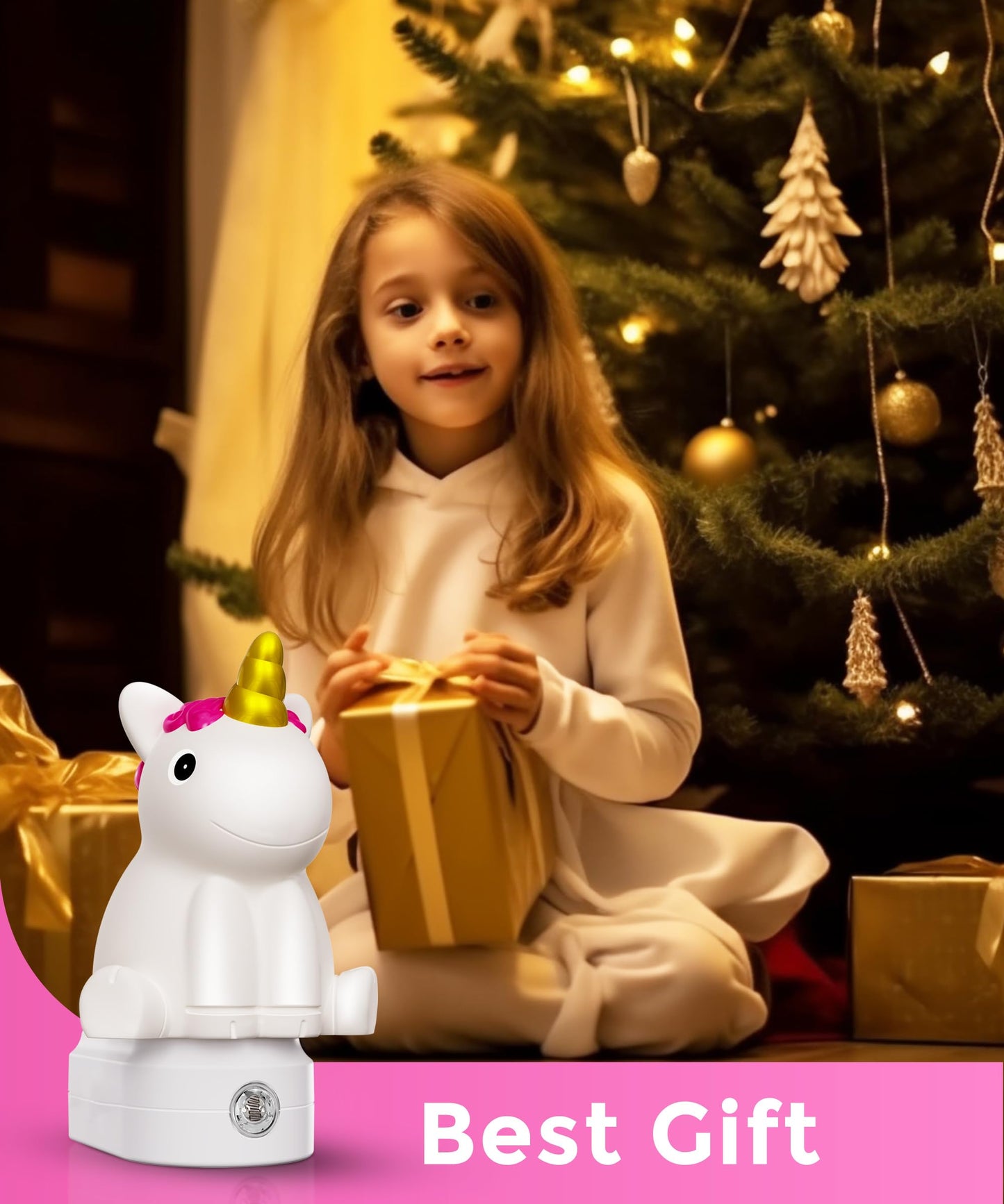 L LOHAS LED 1 Pack Cute Night Light and 1 Pack Dog Night Light