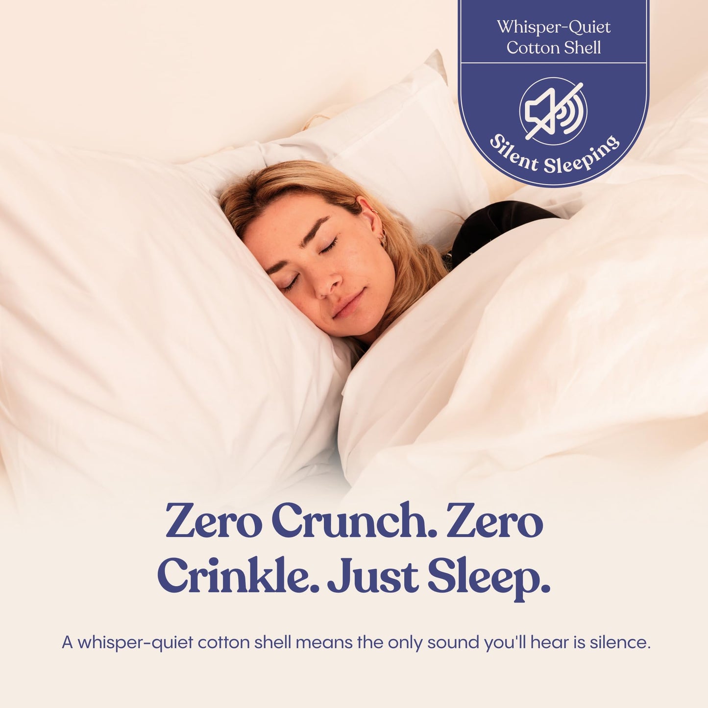 FluffCo Zen Fluff™ Down King Size Bed Pillow for Sleeping - 600 Fill Power White Duck Down - 300 TC Cotton Shell - Comfortable Pillows for Side, Back, and Stomach Sleepers - 20" x 36", 1-Pack, Soft