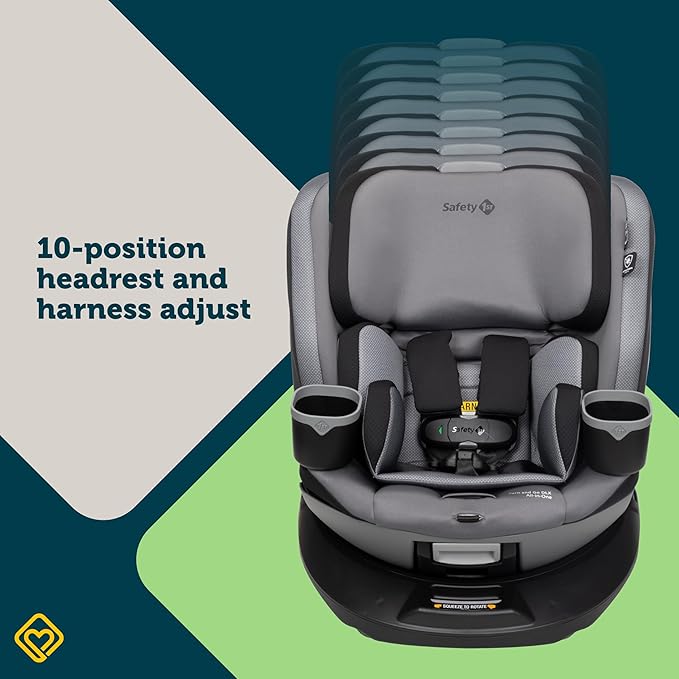 Safety 1st Turn and Go DLX 360° Rotating Convertible Car Seat in High Street