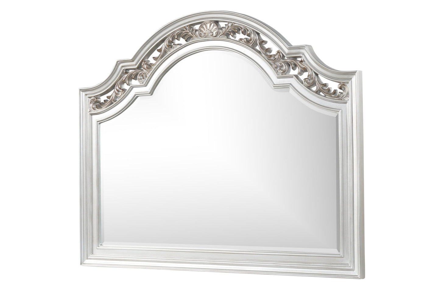 First of a Kind Valentina Silver Queen 4 Piece Bedroom Set