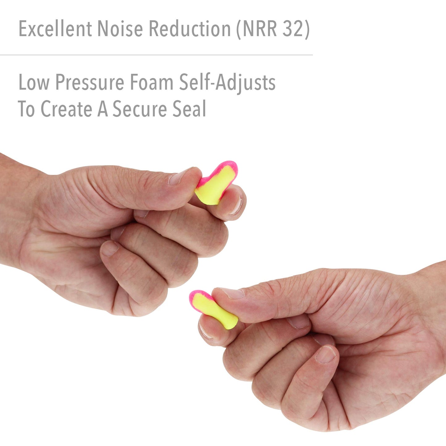 Howard Leight by Honeywell - R-01205 Laser Lite High Visibility Disposable Foam Earplugs, Yellow
