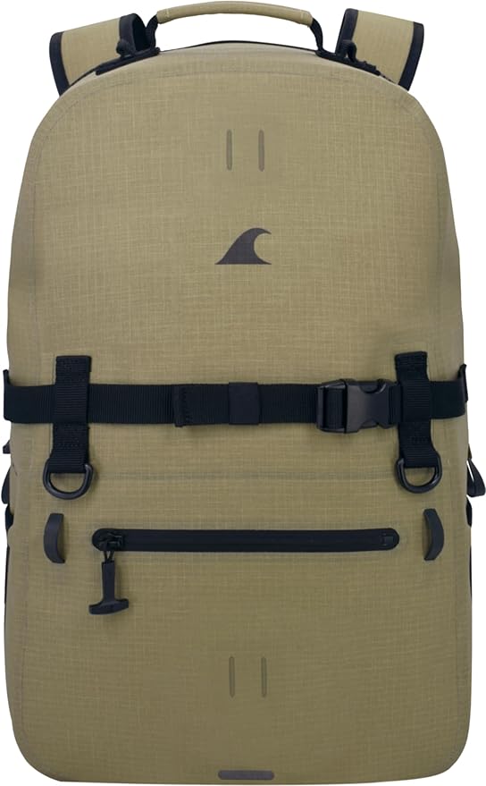 Breakwater Supply™ Waterproof IP68 Submersible Backpack with Airtight Zippers | Laptop Travel Outdoors | Fogland 25L 20L 15L