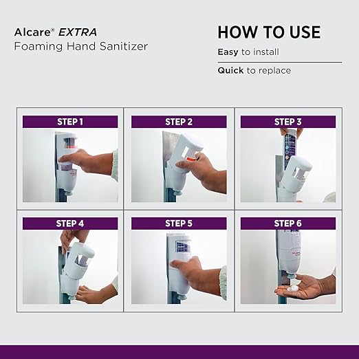 SC Johnson Professional® Alcare Plus Antiseptic Handrub Starter Pack (1 cartridge + 1 dispenser), 8oz, 1/CS
