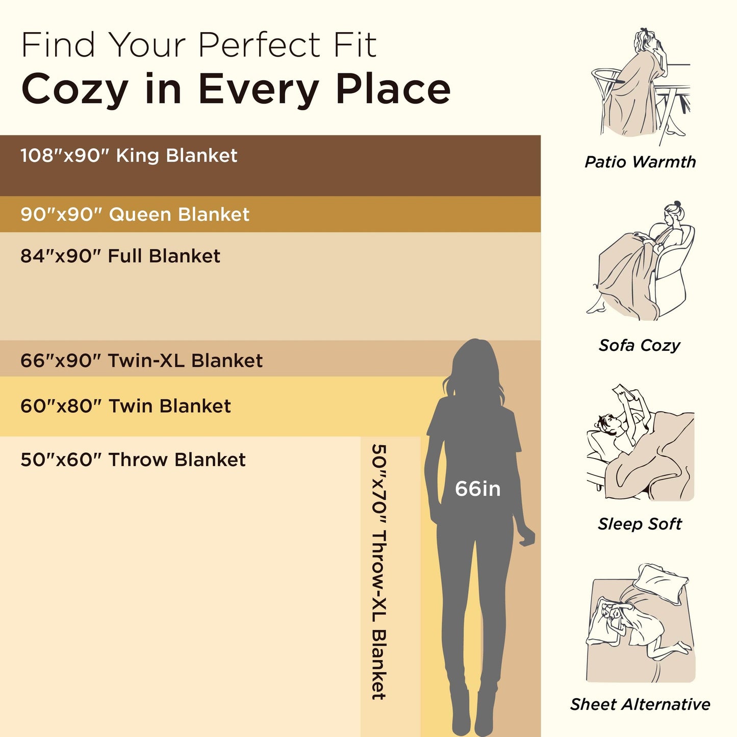 Bedsure Blankets Queen Size for Bed - 350GSM Super GentleSoft Fuzzy Fluffy Cozy Blankets for Women, Cute Large Plush Fleece Throws for Girls, White，90x90 Inches, Wider Striped Design