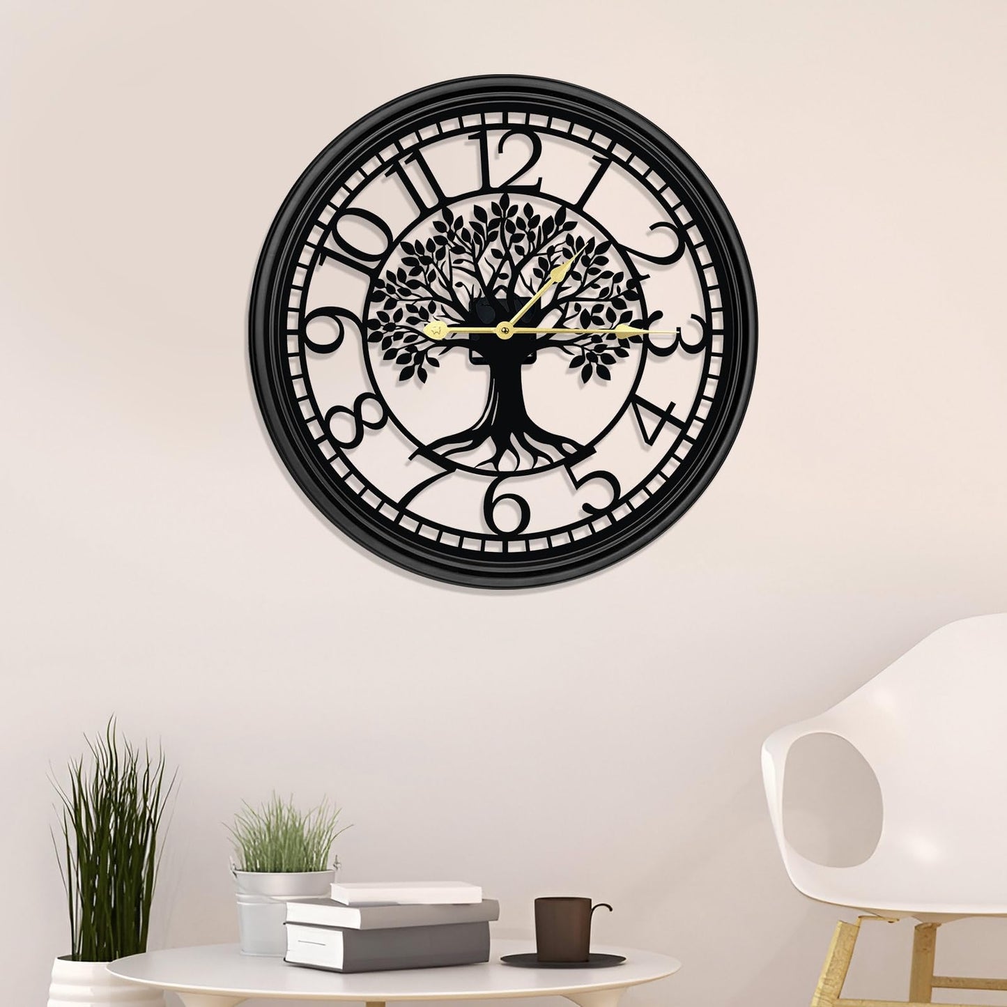 VPDTVK Big Wall Clock - Wall Clocks for Living Room Decor, Quiet and No Ticking Suitable for Wall Decor, Living Room Decoration, Kitchen Decoration
